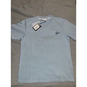 Percival Men’s Perci Script T Shirt Light Blue Size Large